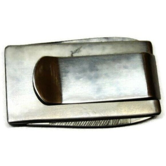 Money Clip Jaguar Stainless Steel Knife Nail File Credit Card Cash - Picture 4 of 10